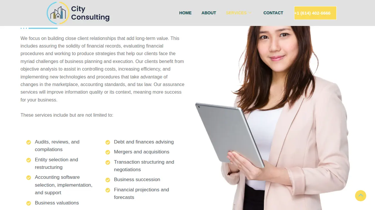 City Consulting page