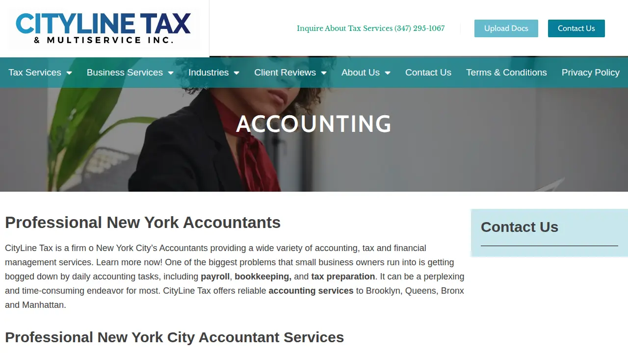 Cityline Tax & Multiservices Inc page