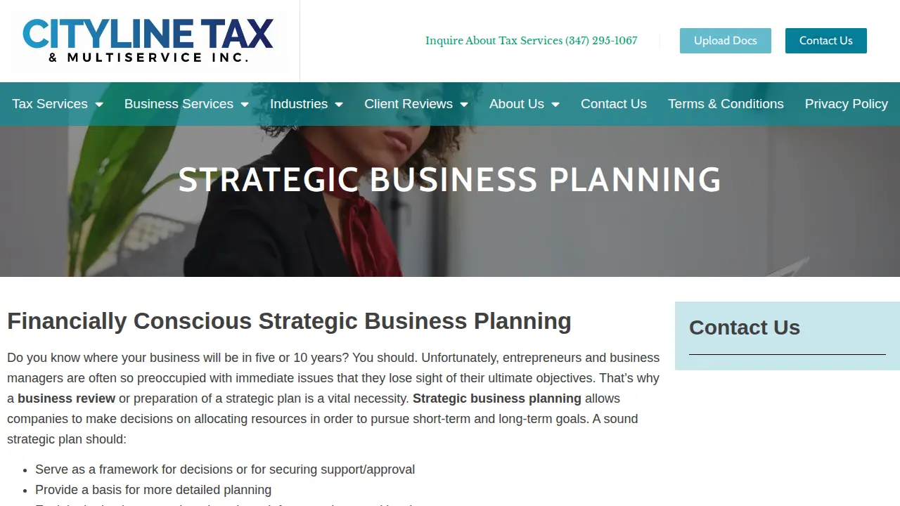 Cityline Tax & Multiservices Inc page