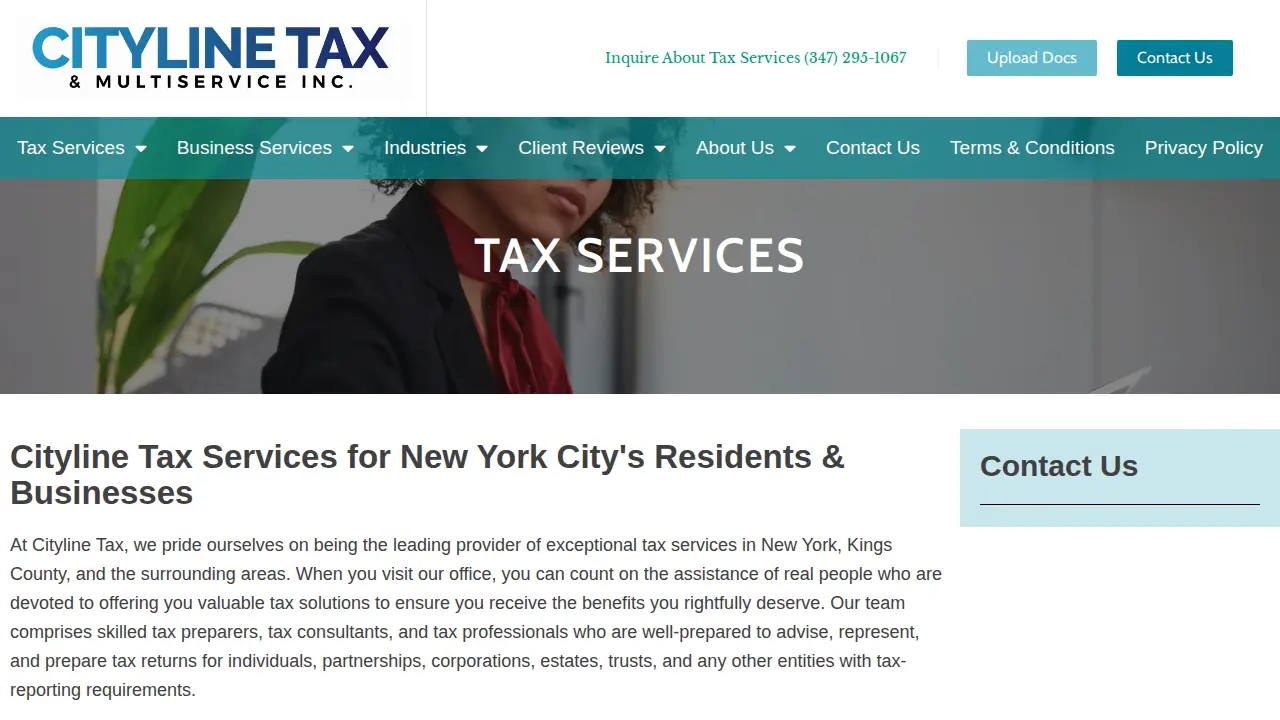 Cityline Tax & Multiservices Inc page