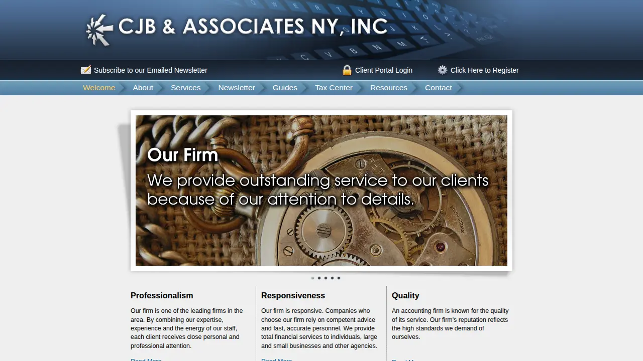 UNIONDALE, FL CPA / CJB & ASSOCIATES, INC. page