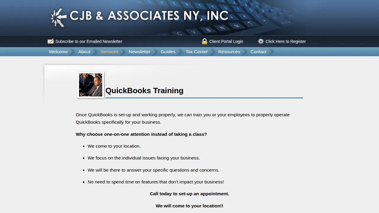 UNIONDALE, FL CPA / CJB & ASSOCIATES, INC. page