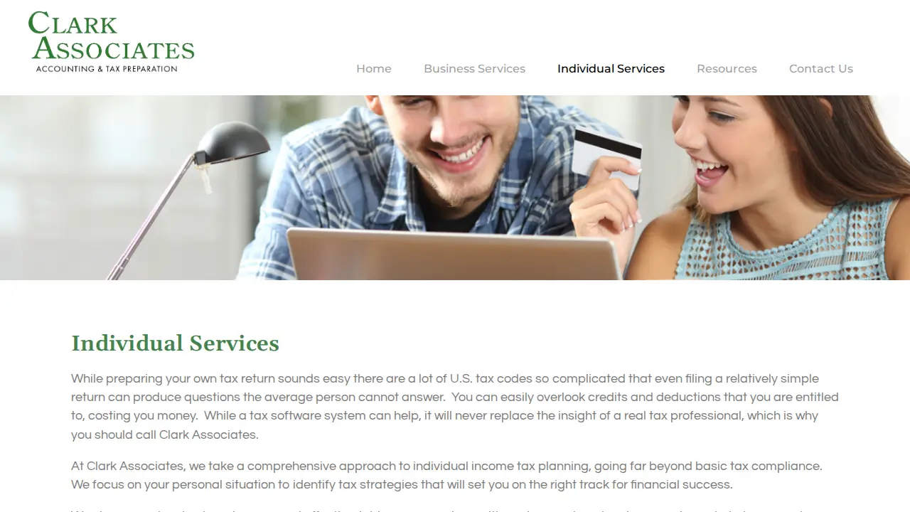 Clark Associates page