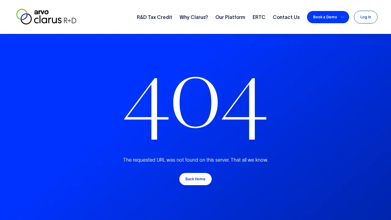 Clarus R+D page
