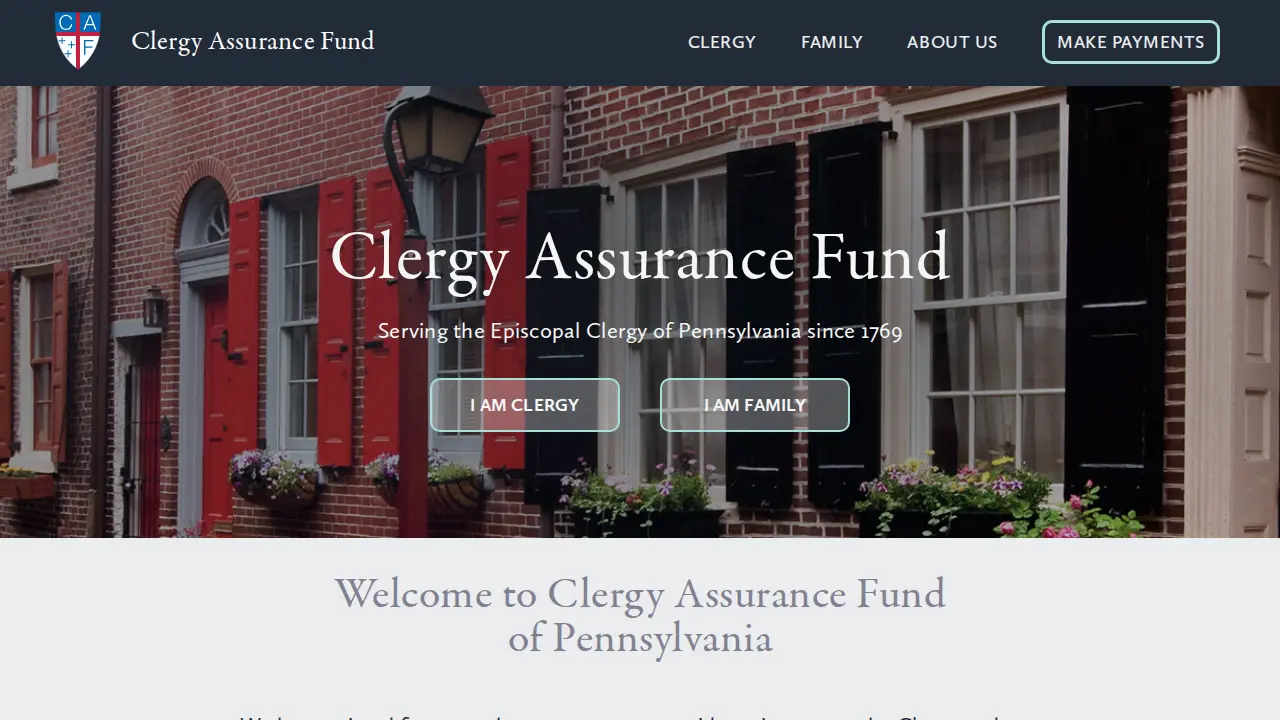 Clergy Assurance Fund page