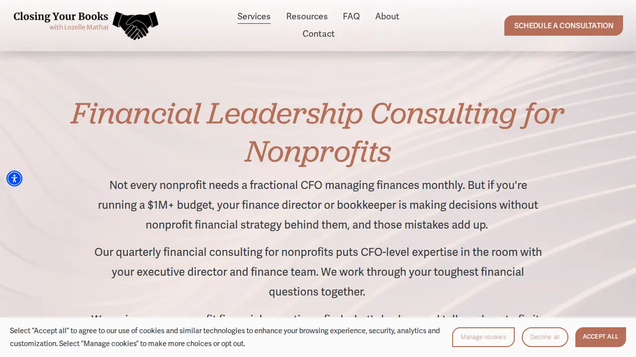Closing Your Books, LLC page