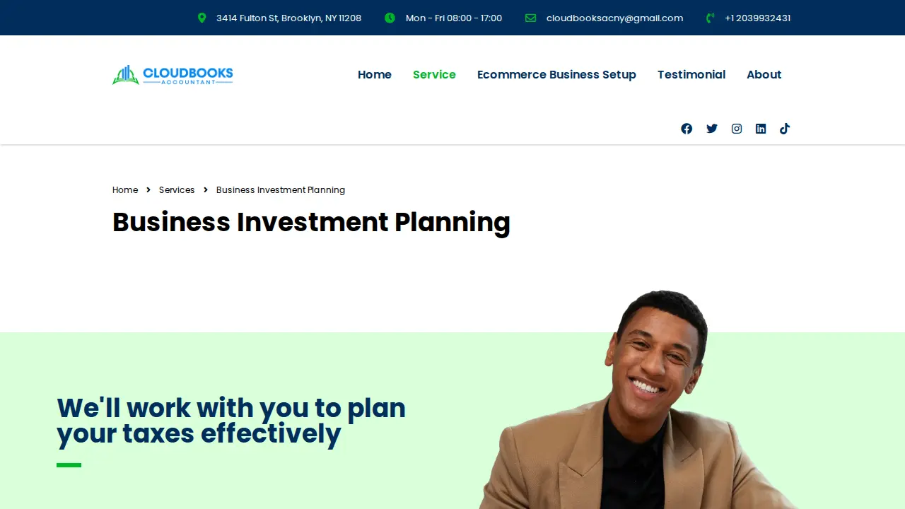 Cloudbooks Accountant QB ProAdvisor page