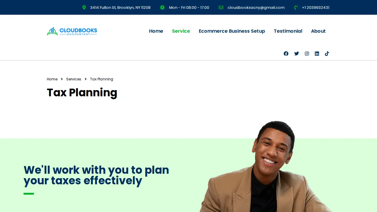Cloudbooks Accountant QB ProAdvisor page