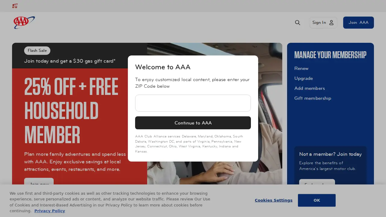AAA Westerville page