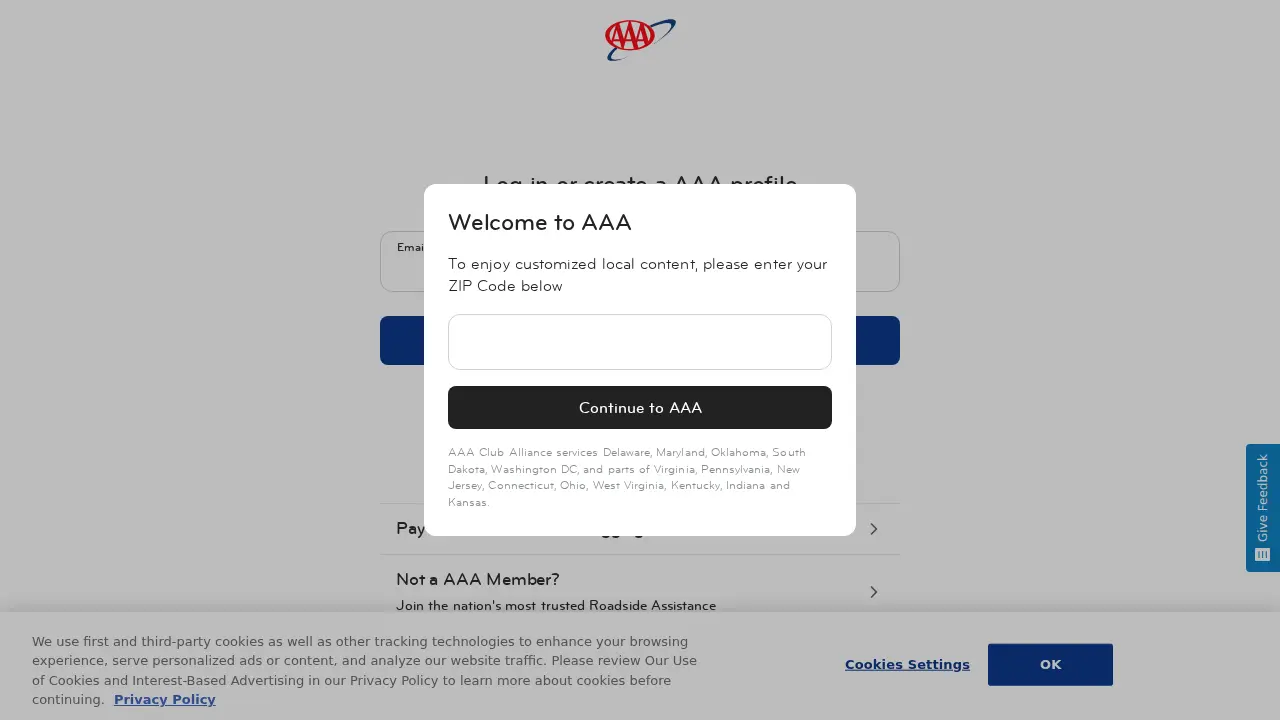 AAA Westerville page