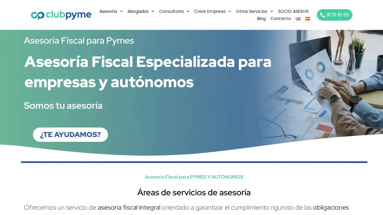 Club de la Pyme page