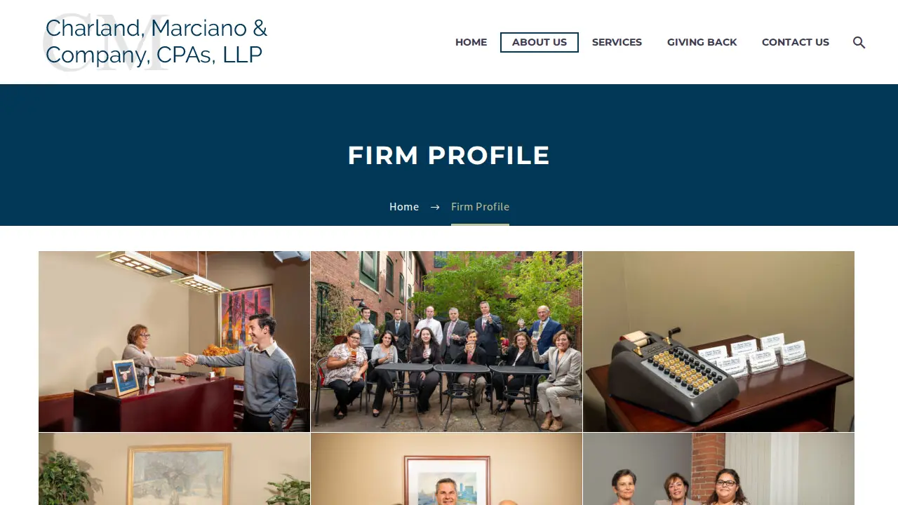 Charland, Marciano & Company, CPAs, LLP page