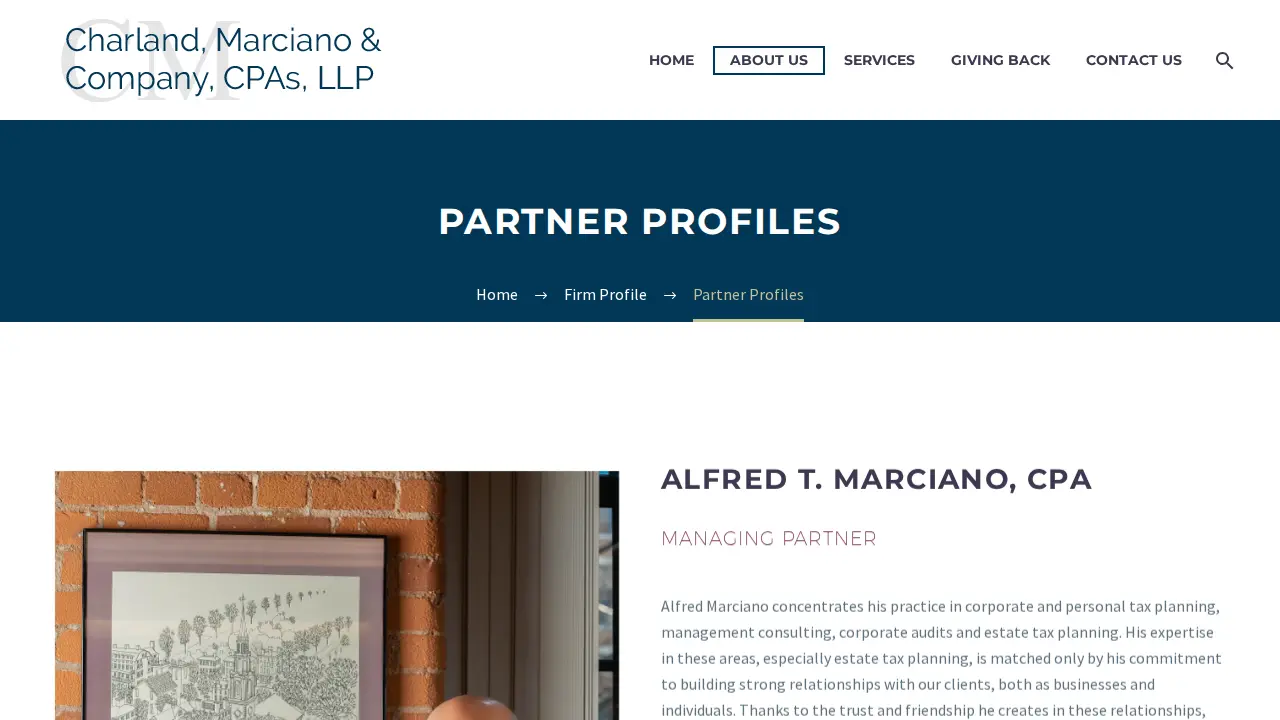 Charland, Marciano & Company, CPAs, LLP page