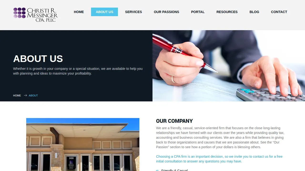Christi R. Messinger CPA, PLLC page
