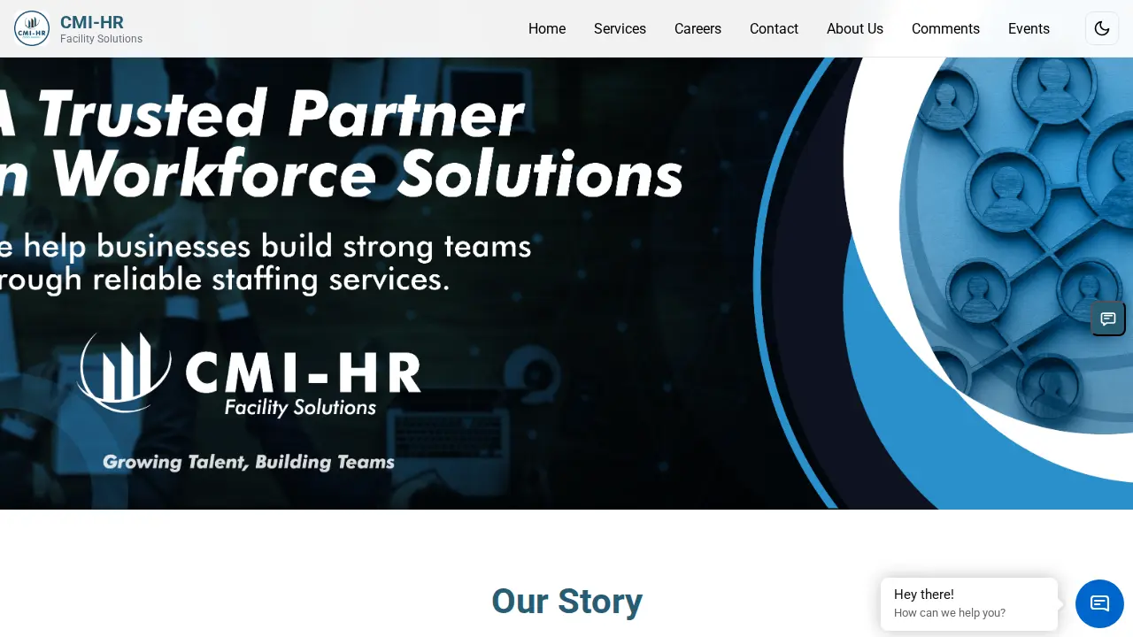 CMI-HR Facility Solutions page