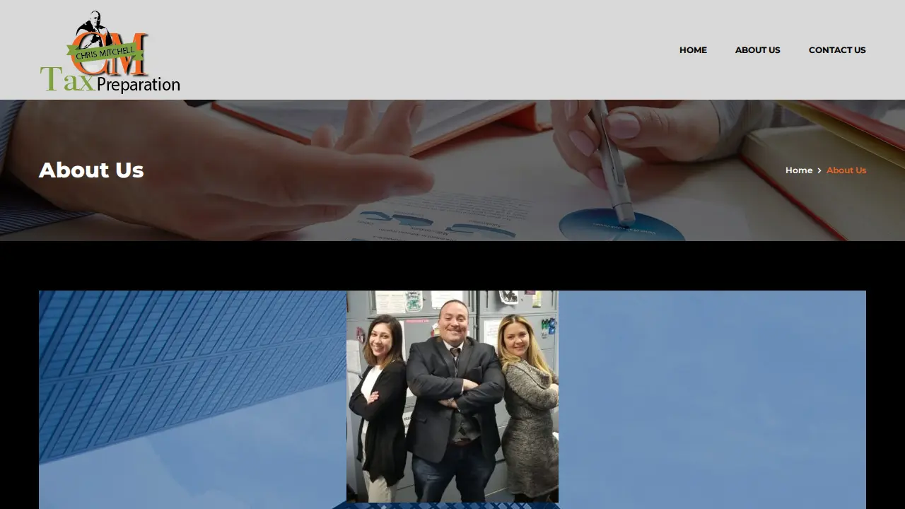 CM Tax Preparation page