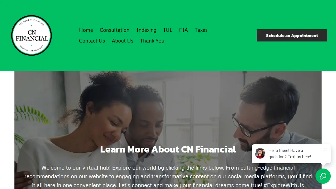 CN Financial page