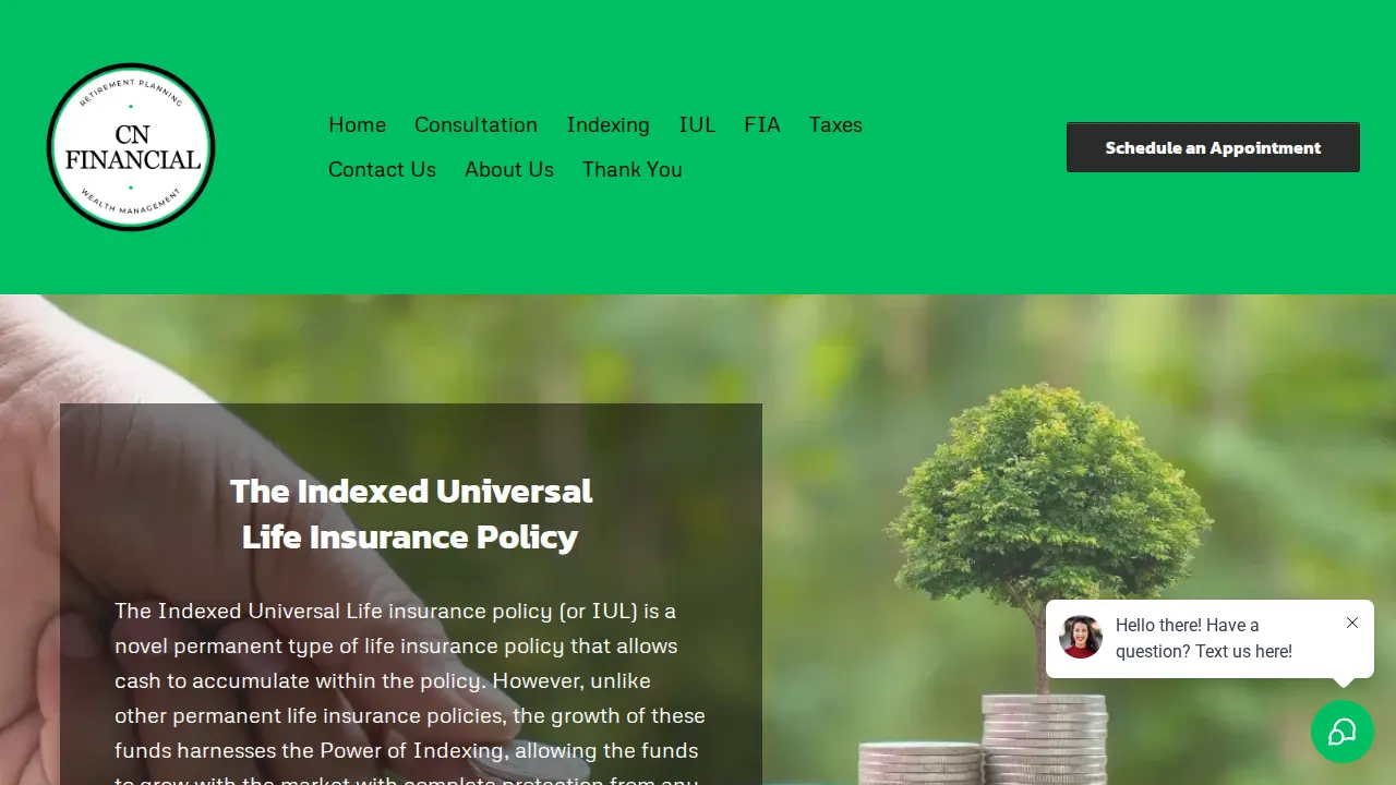 CN Financial page