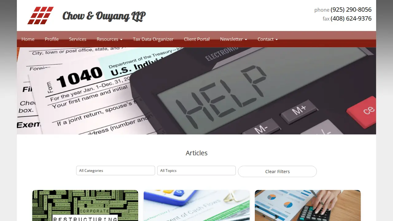 Chow & Ouyang LLP page