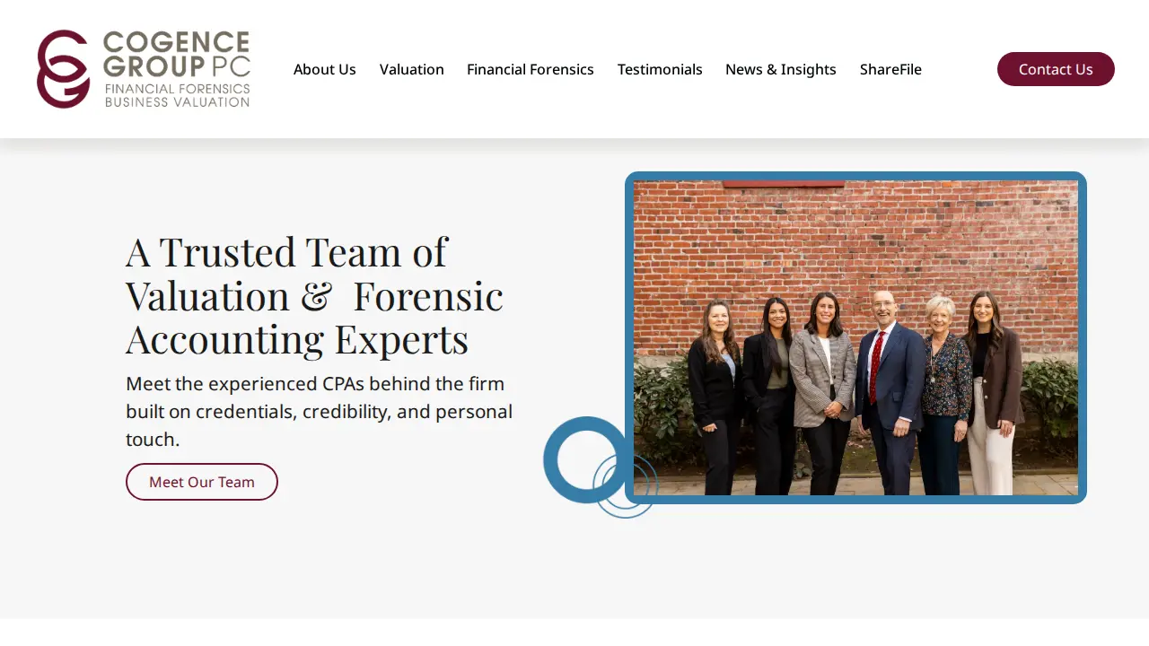 Cogence Group page