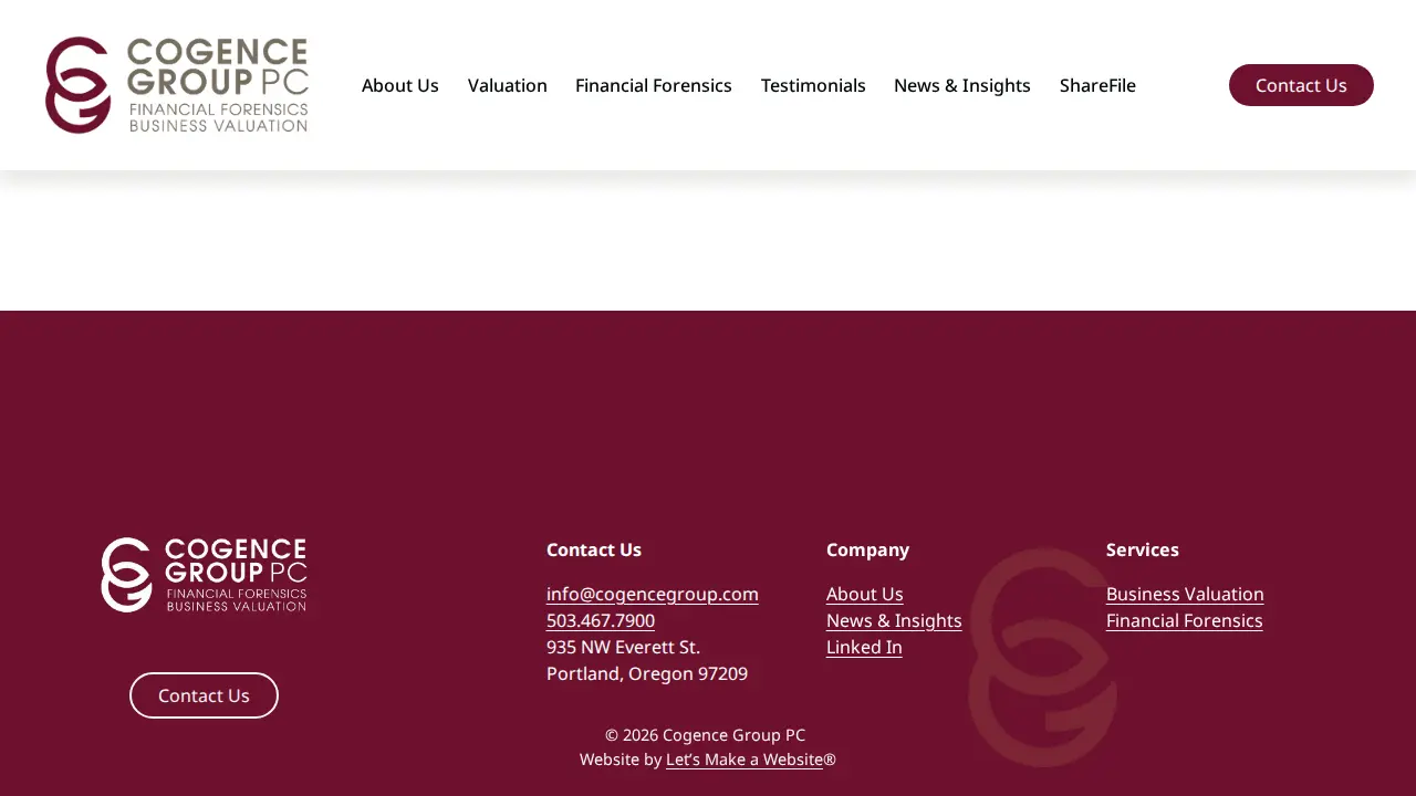 Cogence Group page