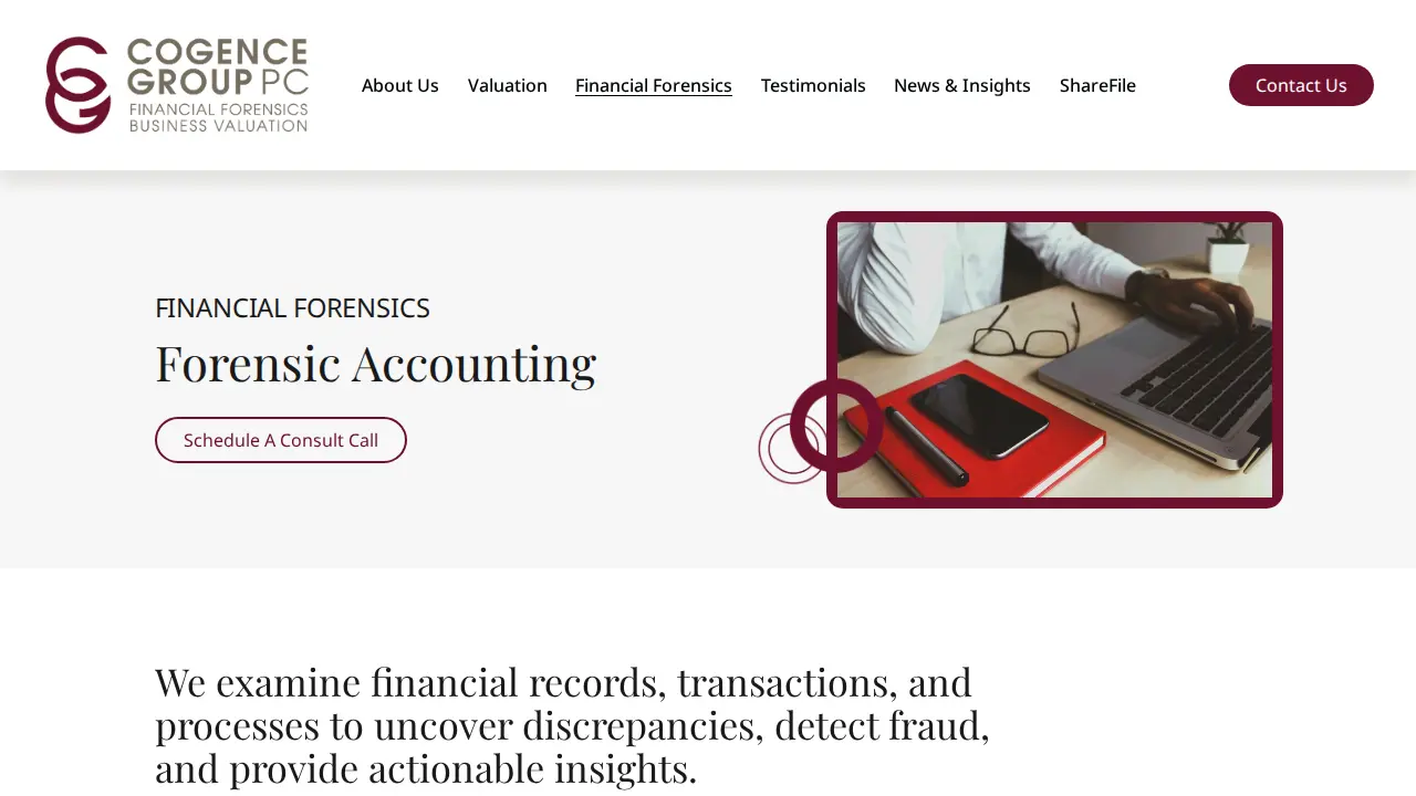 Cogence Group page