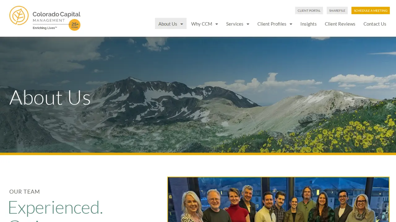 Colorado Capital Management page