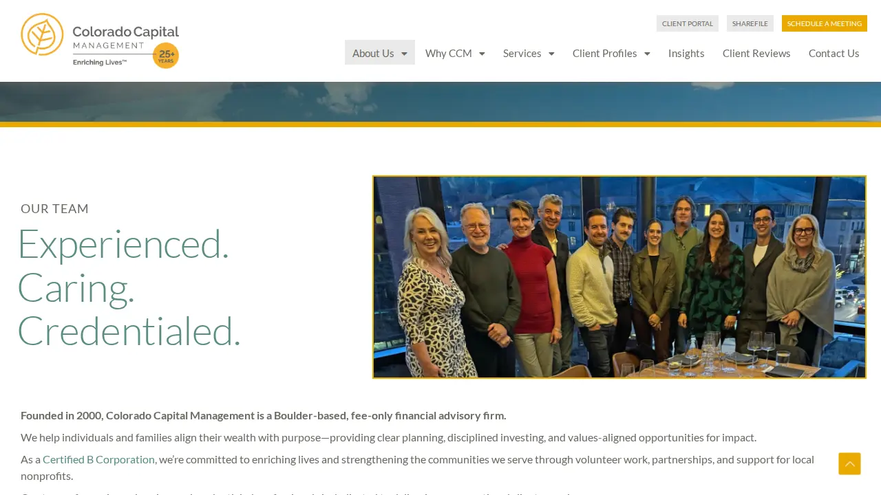 Colorado Capital Management page
