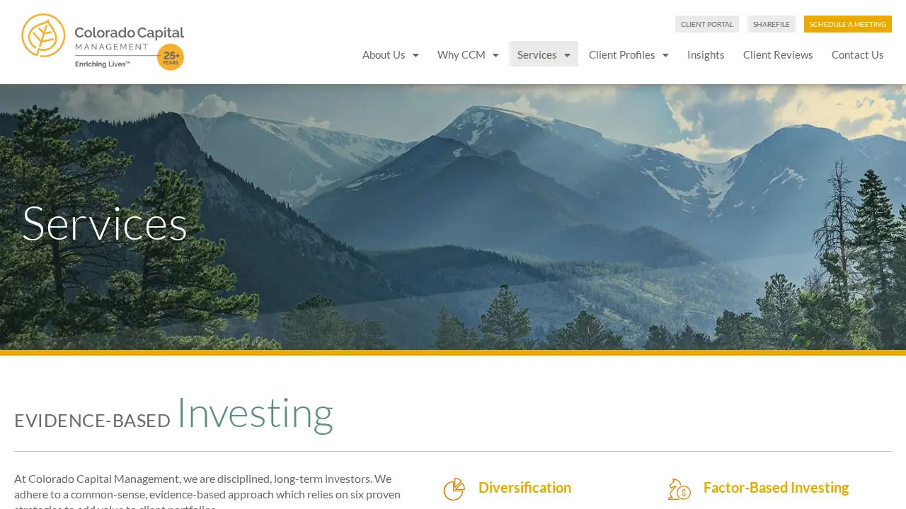 Colorado Capital Management page