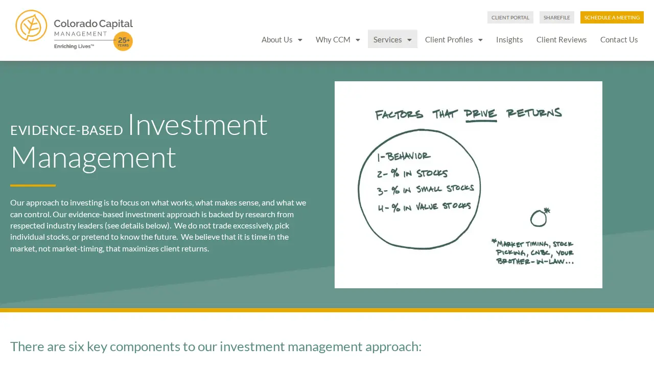 Colorado Capital Management page