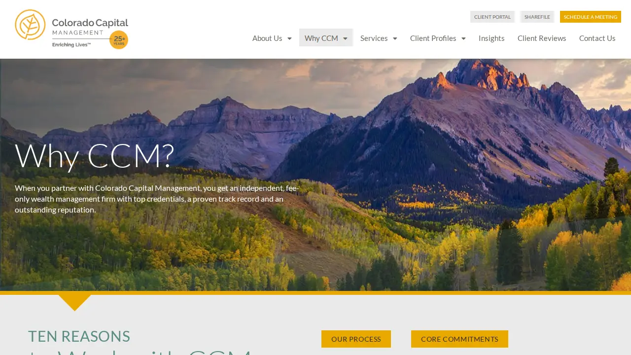Colorado Capital Management page