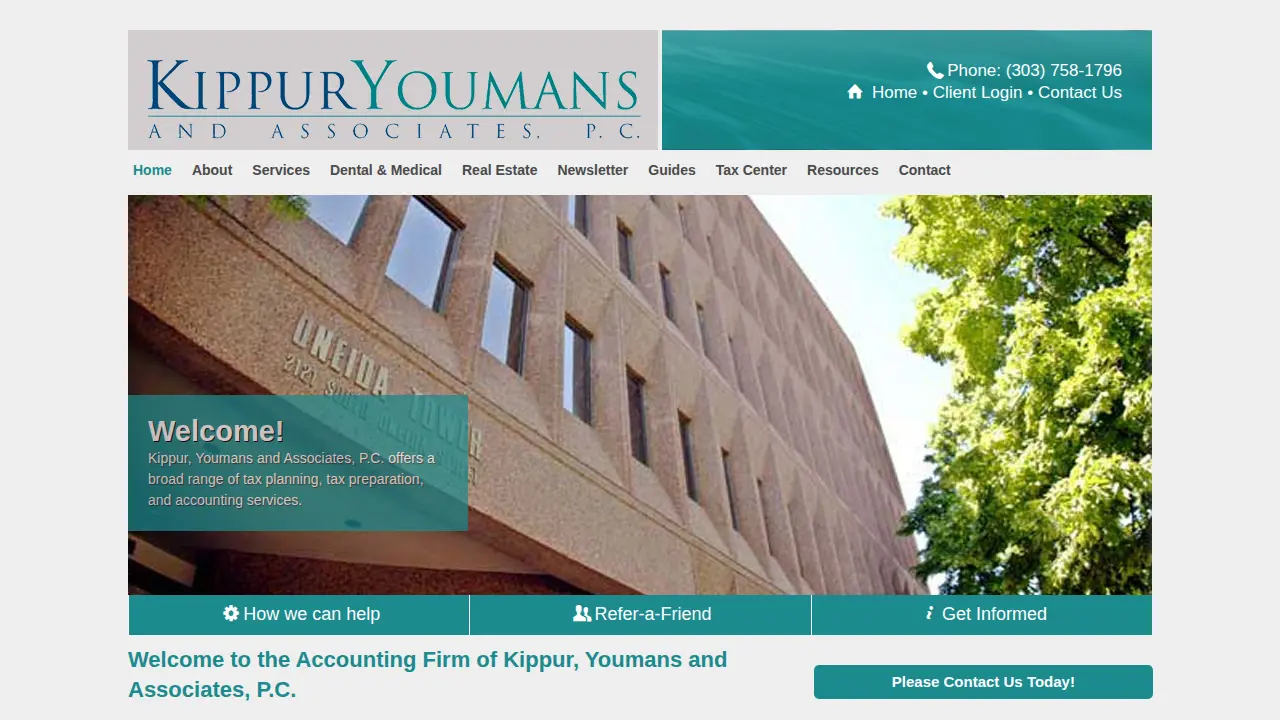 Kippur, Youmans & Associates, P.C. page
