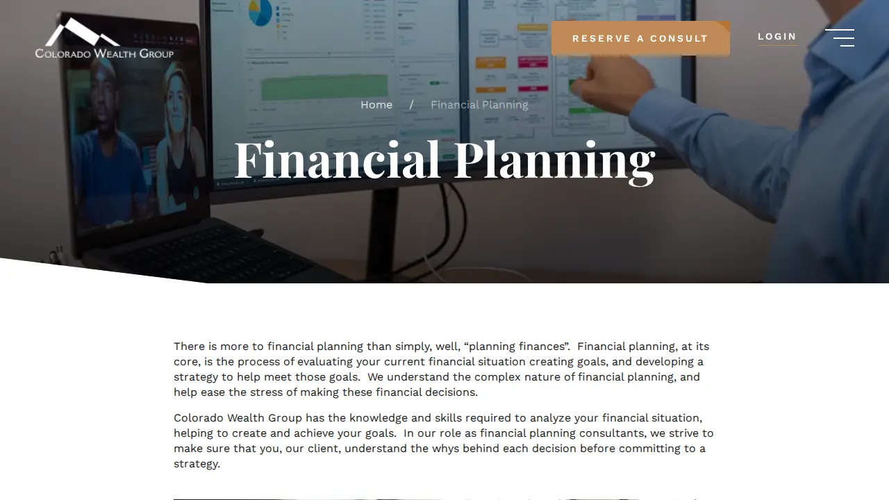 Colorado Wealth Group page