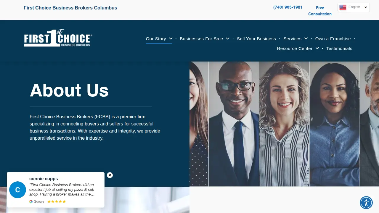 First Choice Business Brokers Columbus page