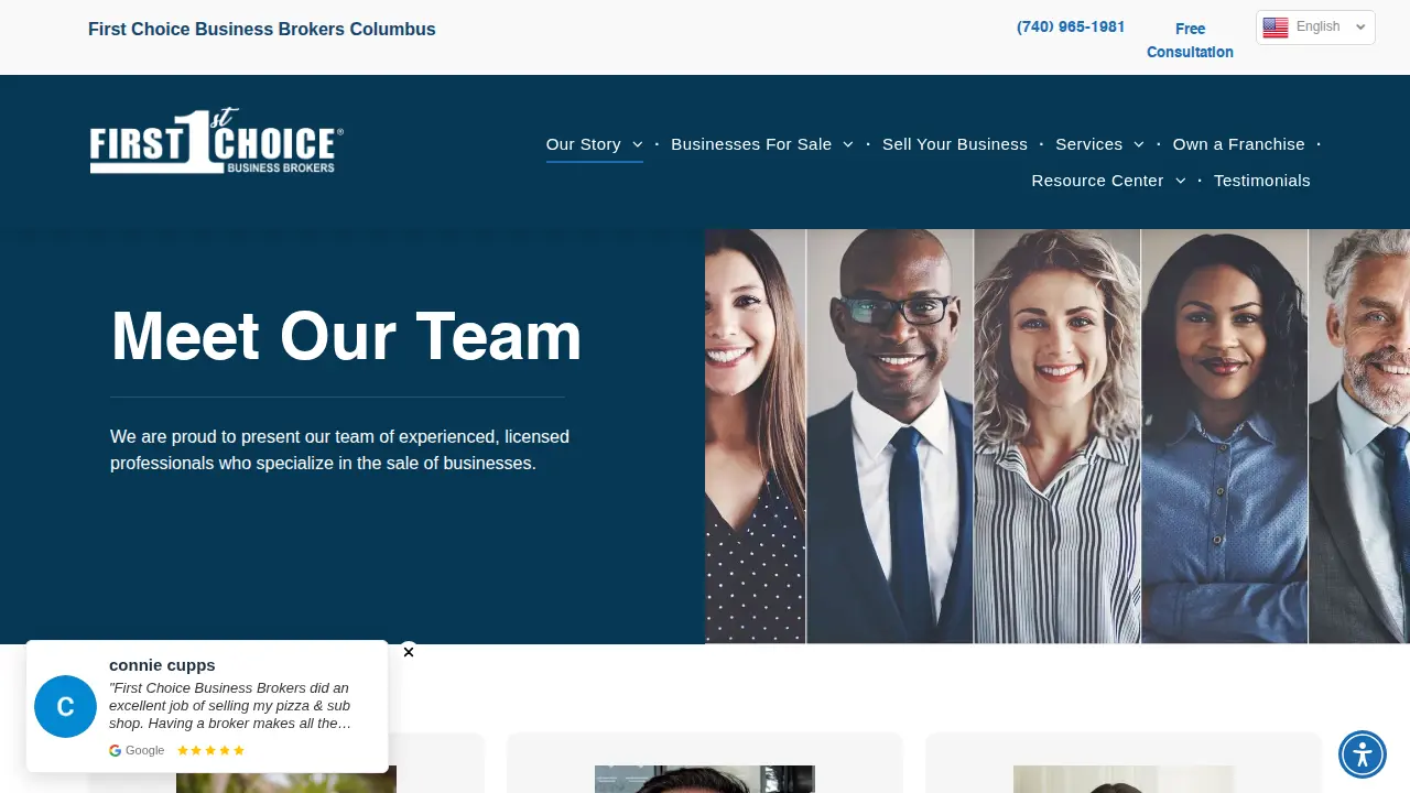 First Choice Business Brokers Columbus page