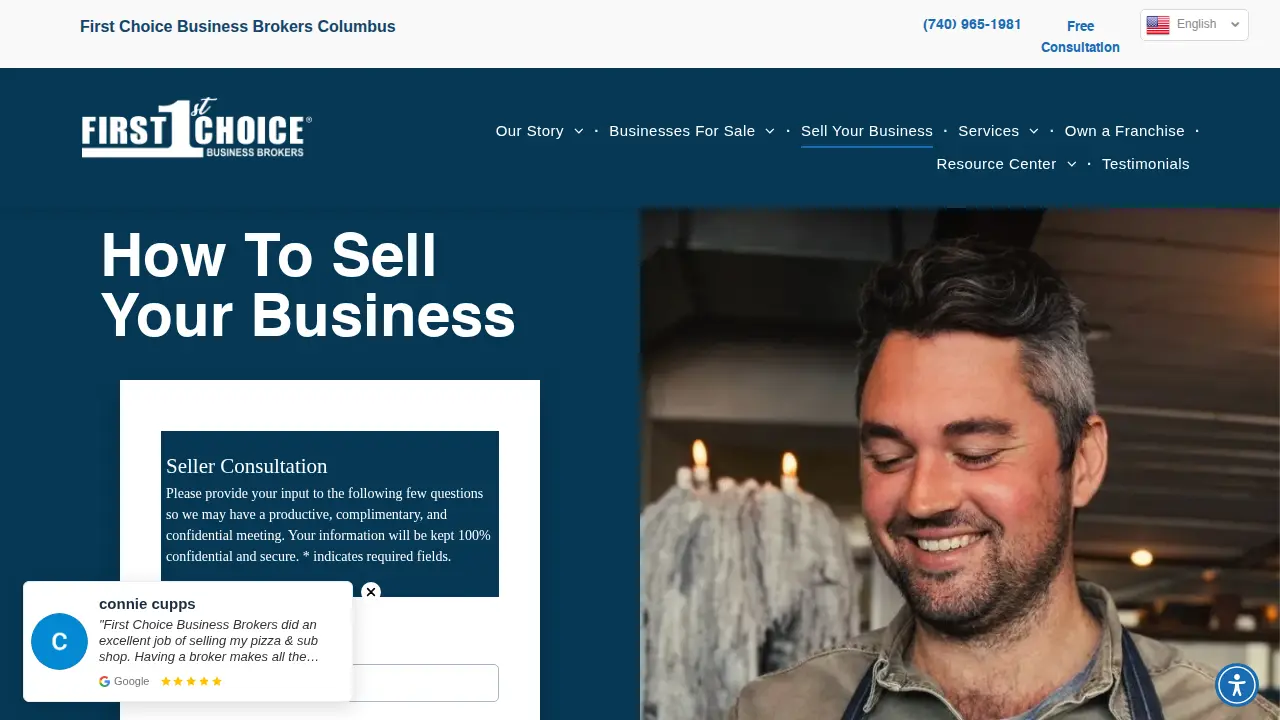 First Choice Business Brokers Columbus page