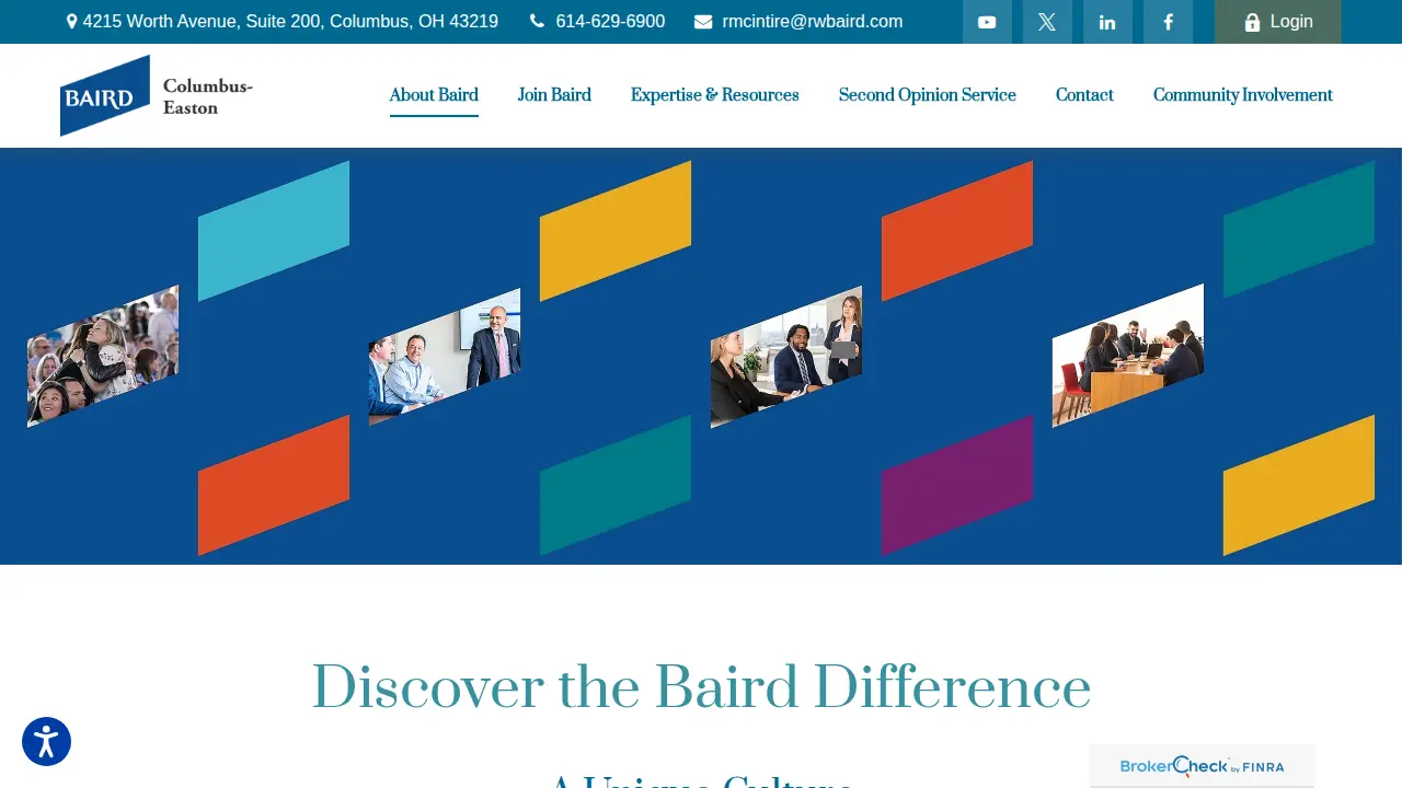 Baird Private Wealth Management page