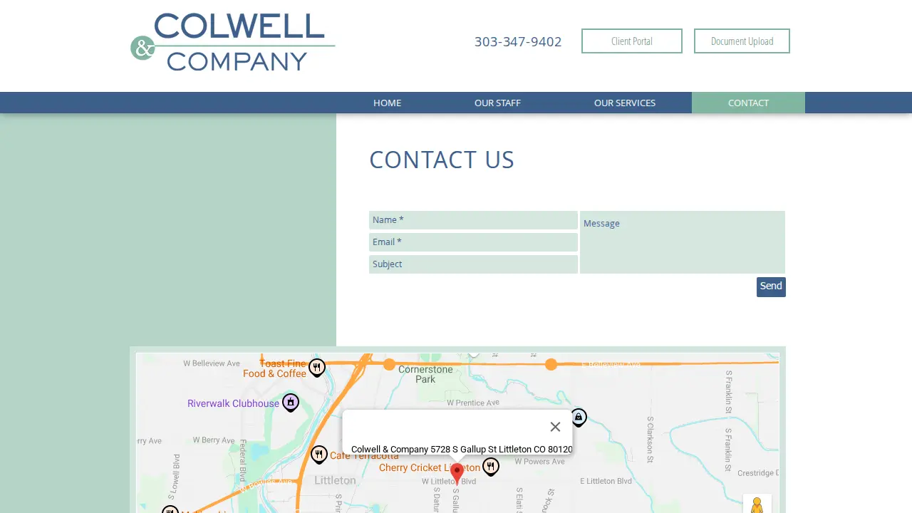 Colwell & Co Inc page