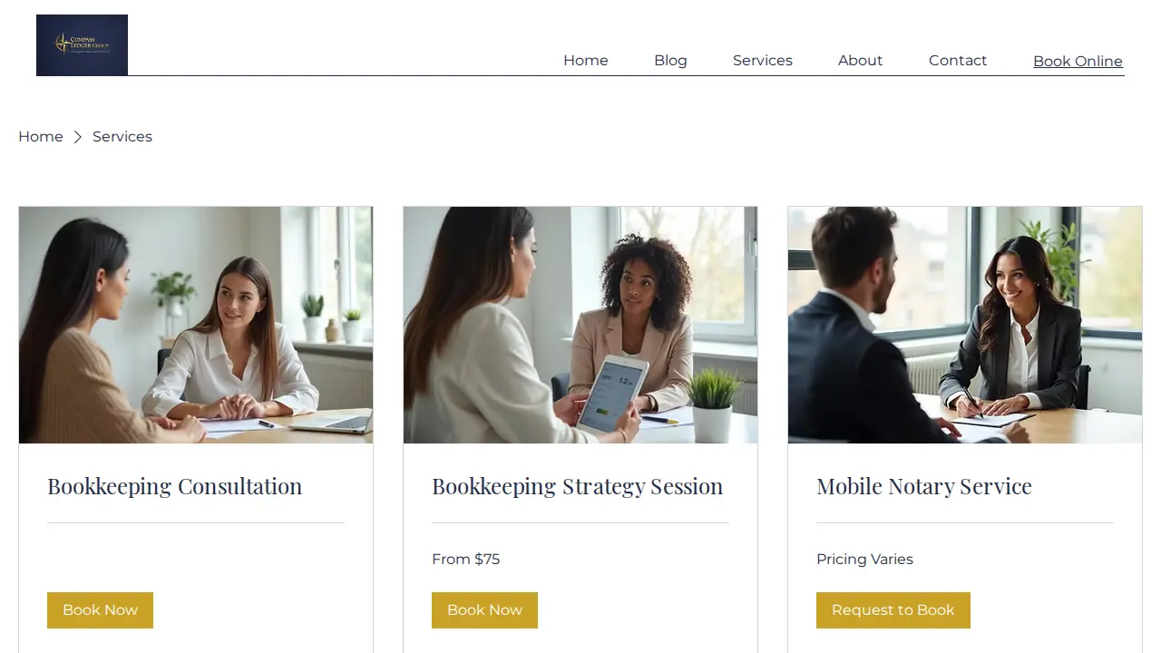 Compass Ledger Group page