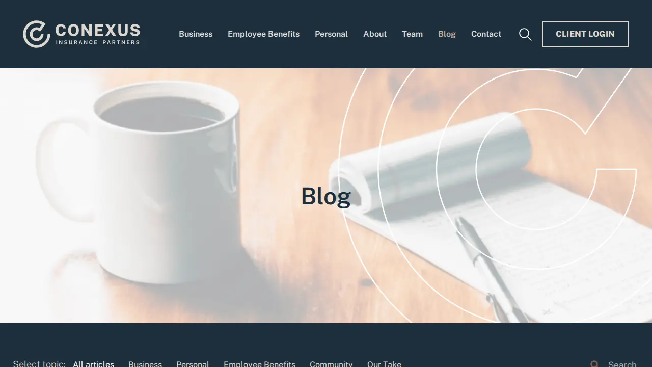 Conexus Insurance page