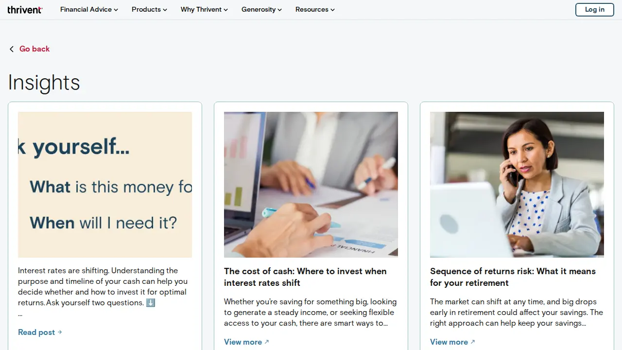 Mark Gronert - Thrivent page