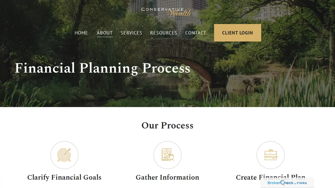 Conservative Wealth page
