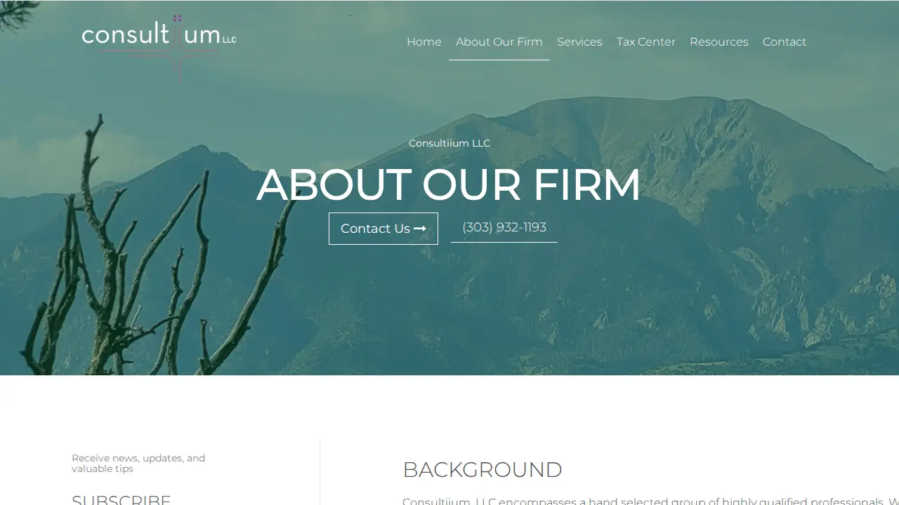 Consultiium LLC page