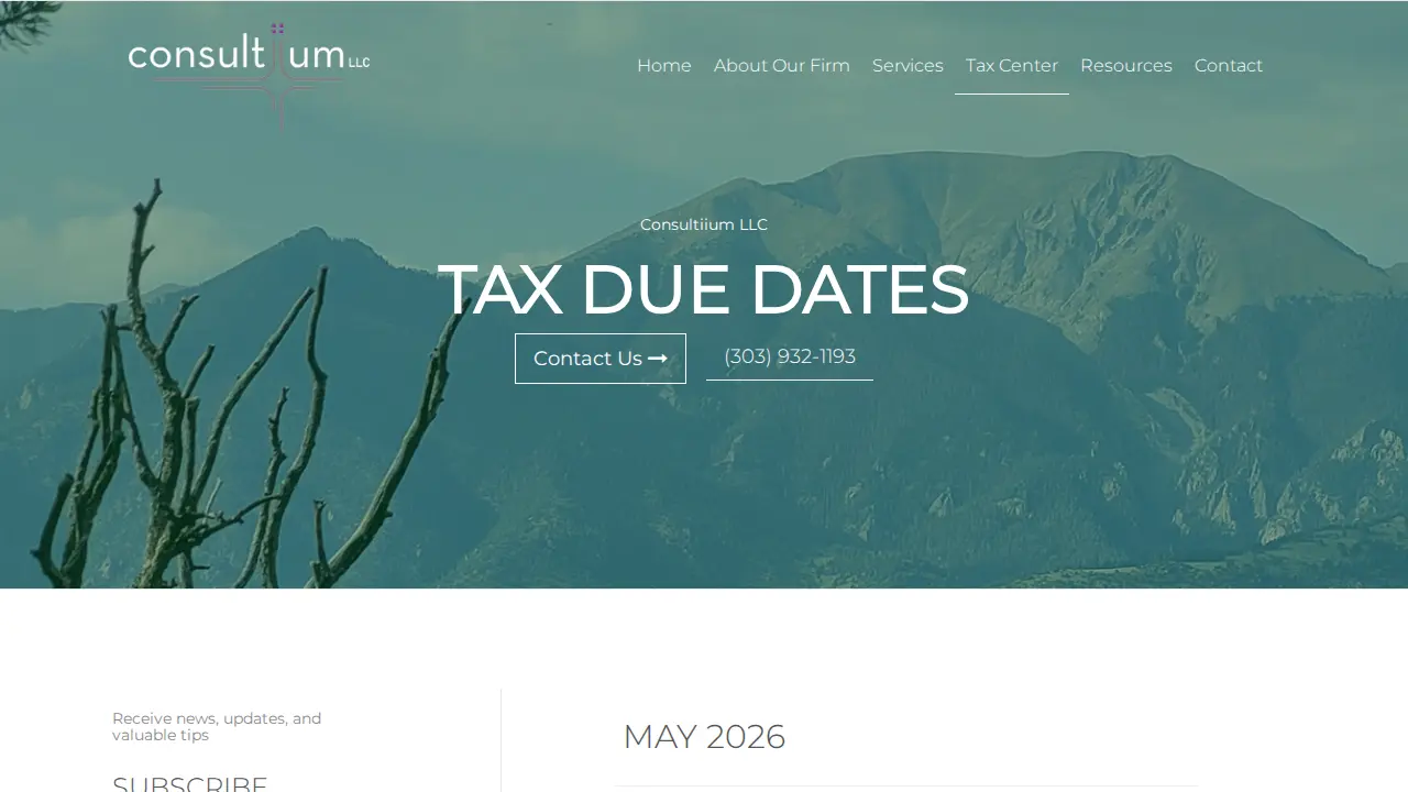 Consultiium LLC page