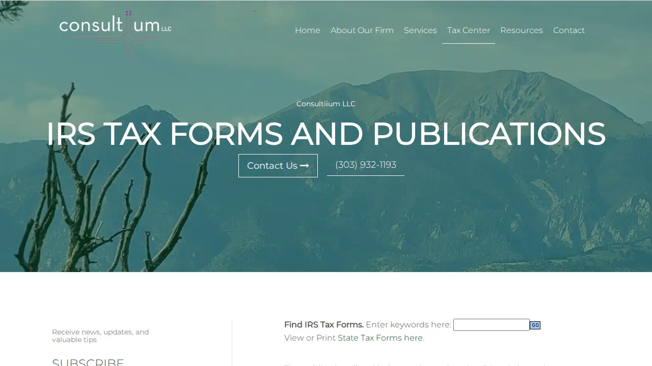 Consultiium LLC page