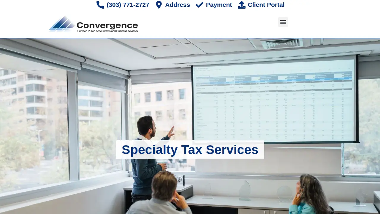 Convergence CPA Group page