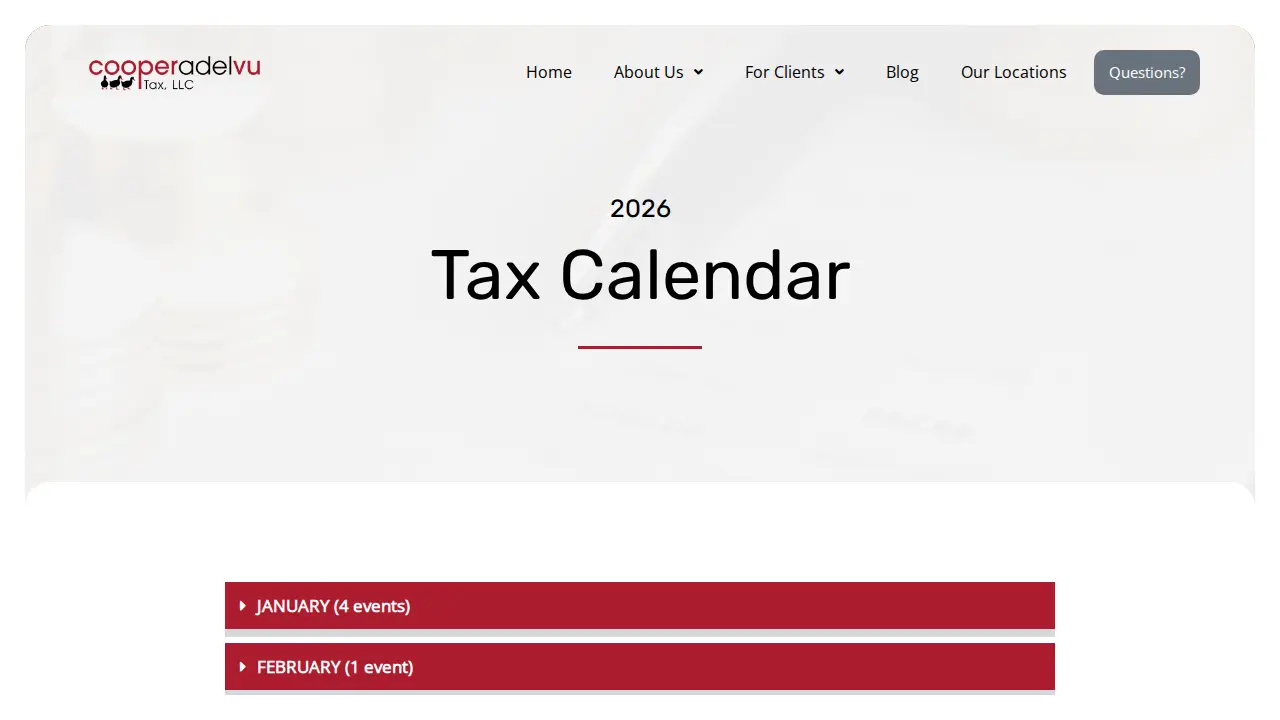 Cooper, Adel, Vu Tax, LLC page