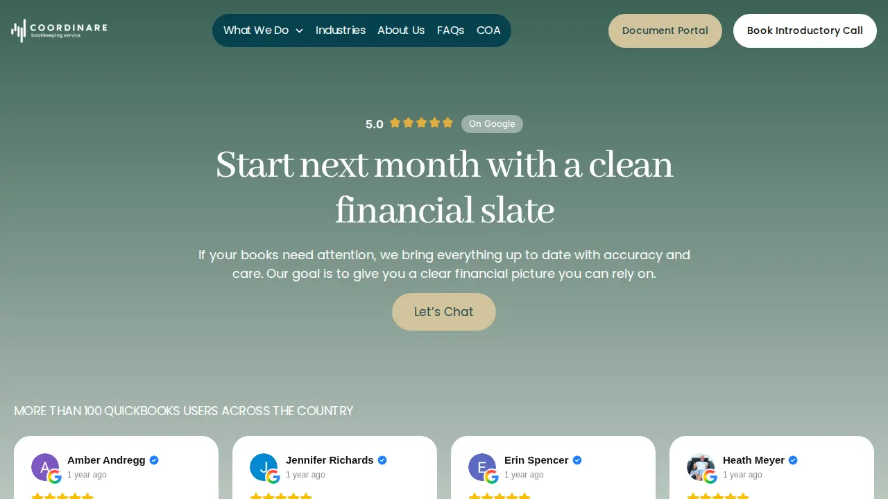 Coordinare, LLC page