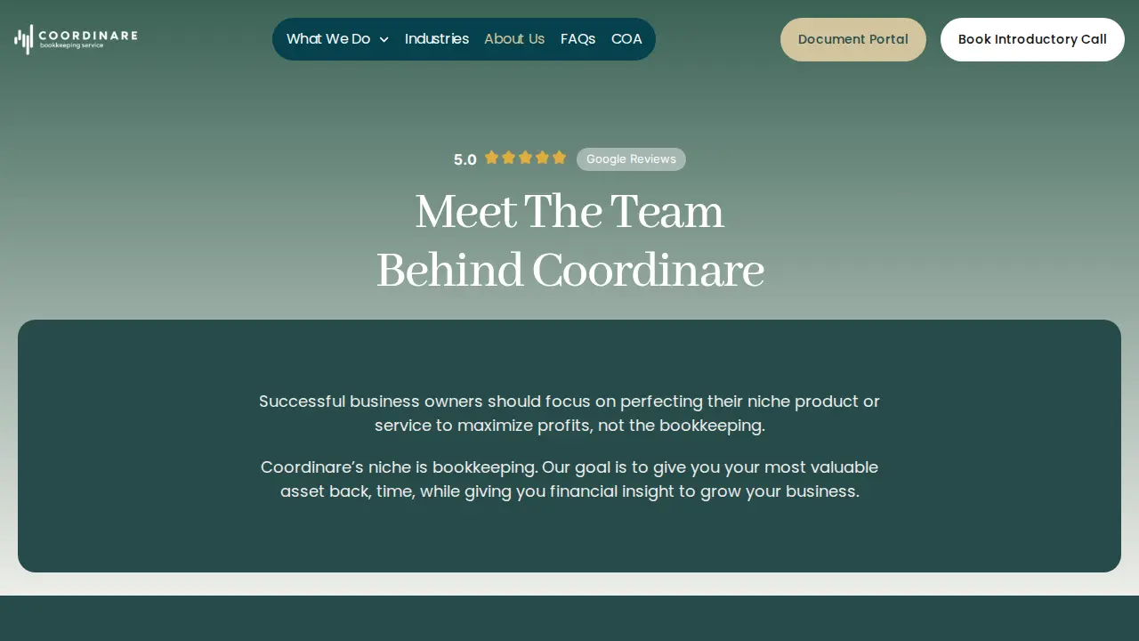 Coordinare, LLC page