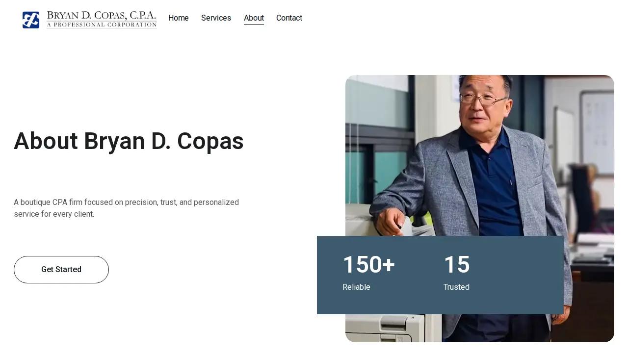 Bryan D. Copas, CPA page